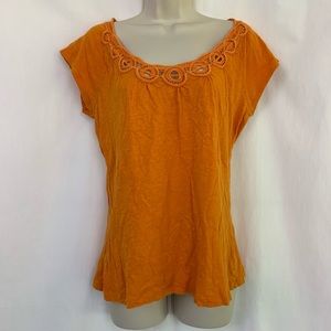 Banana Republic Orange Top Women’s Medium Size